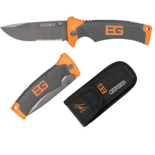 Нож Gerber Bear Grylls Folding Sheath Knife, блистер, (1013939), 31-000752 фото 3